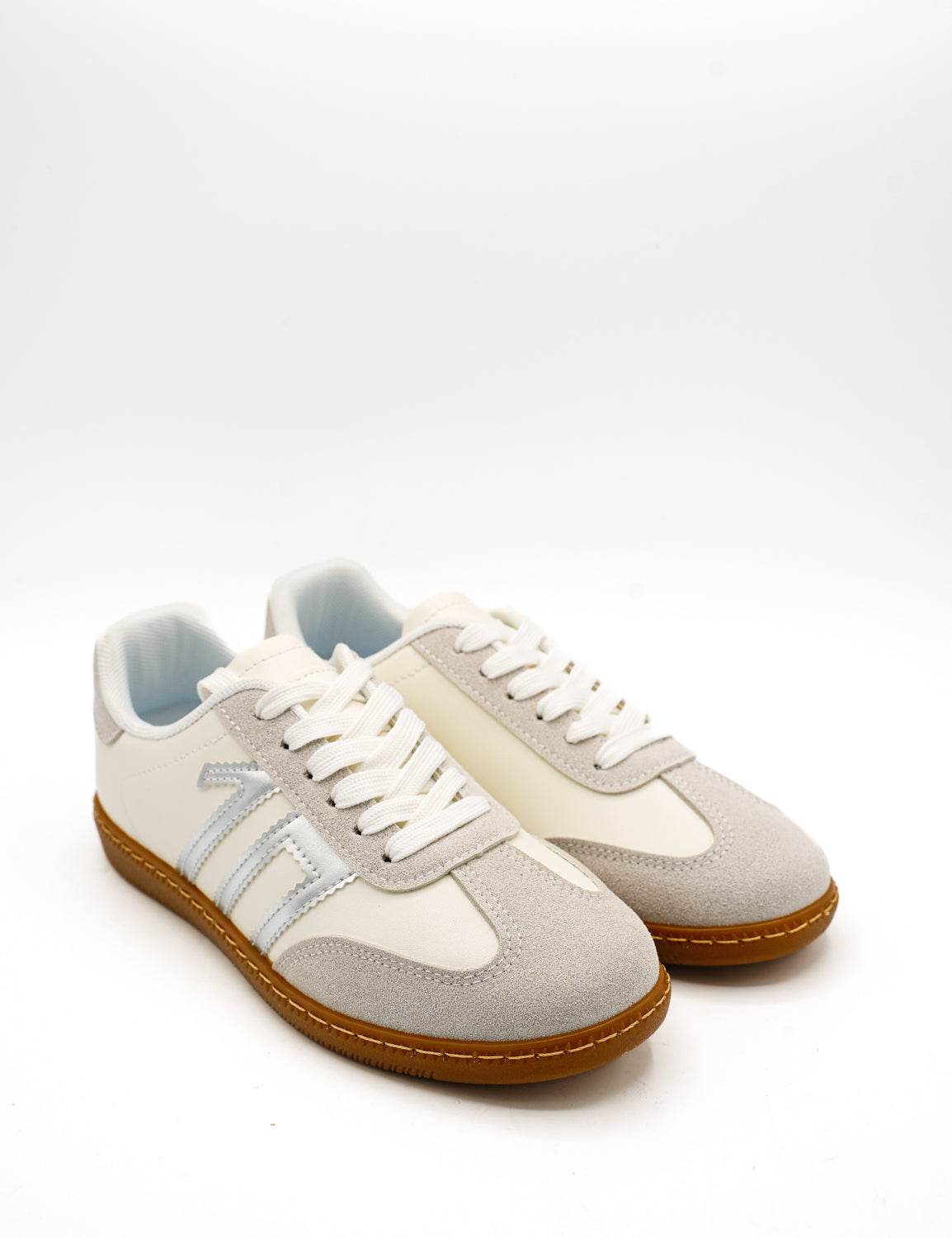 Gaia Shoes E11 Sneakers donna bicolore stile retro