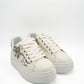 Gaia Shoes E703 Sneakers con suola platform e scritte decorative