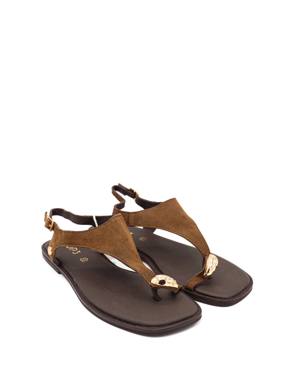 Gaia Shoes SF1691 Sandali infradito con dettagli gioiello