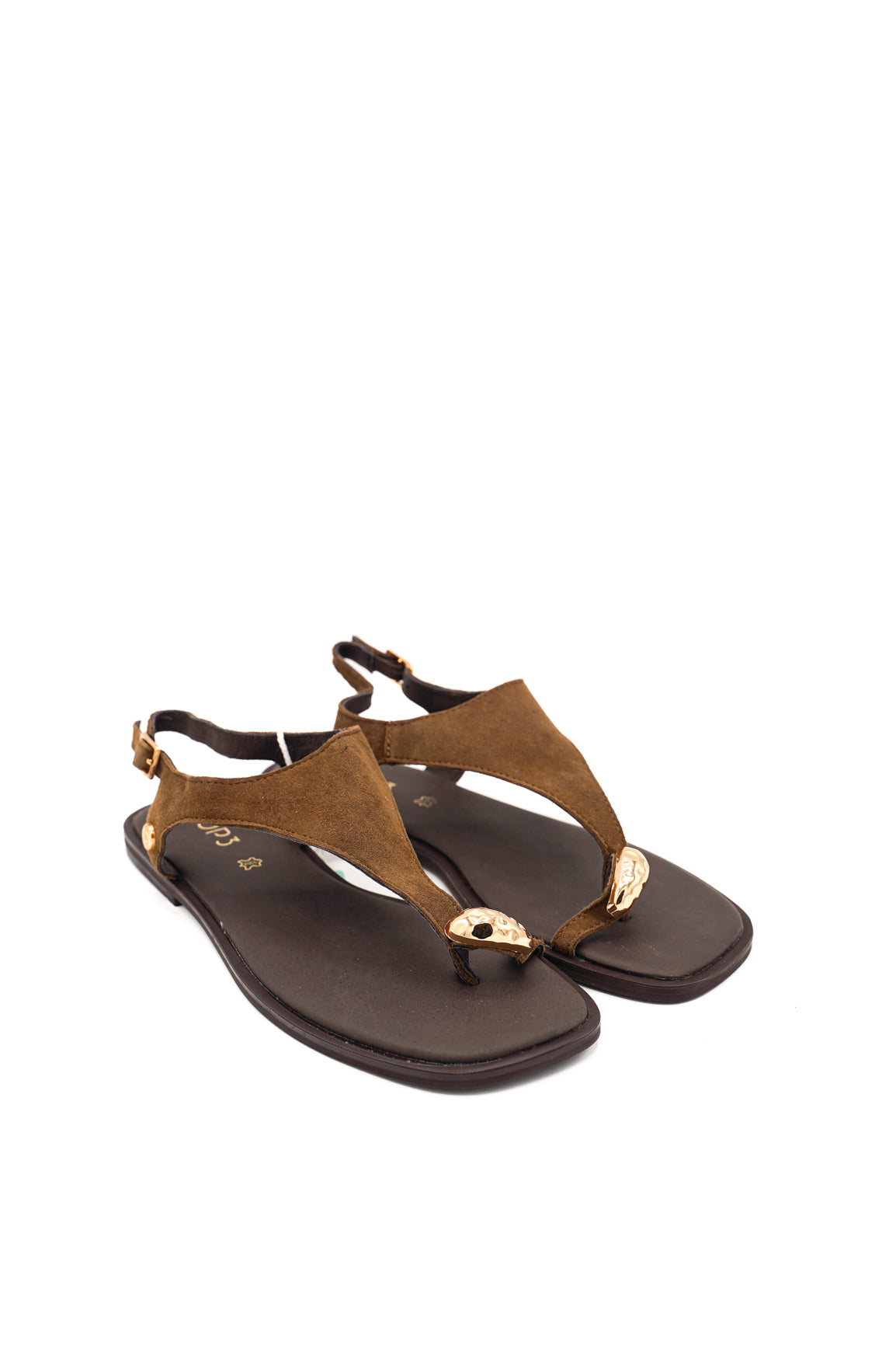 Gaia Shoes SF1691 Sandali infradito con dettagli gioiello